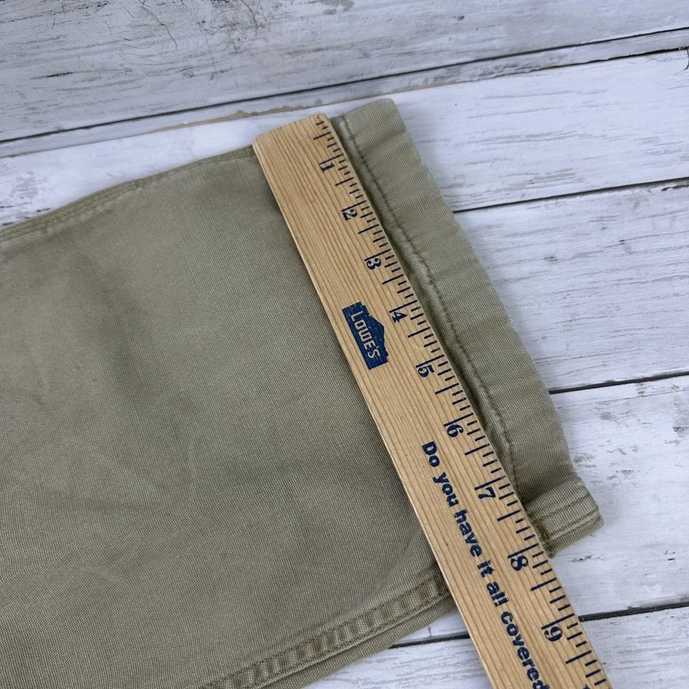 Carhartt Tan Relaxed Fit Pants Mens 40x30 rugged‎ canvas work utility (37x27)